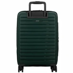 Jump Hartgepäck Kabinengepäck|4-Rollen Kabinentrolleys<Striper 4 Rollen Kabinentrolley 55 cm mit Dehnfalte dark green