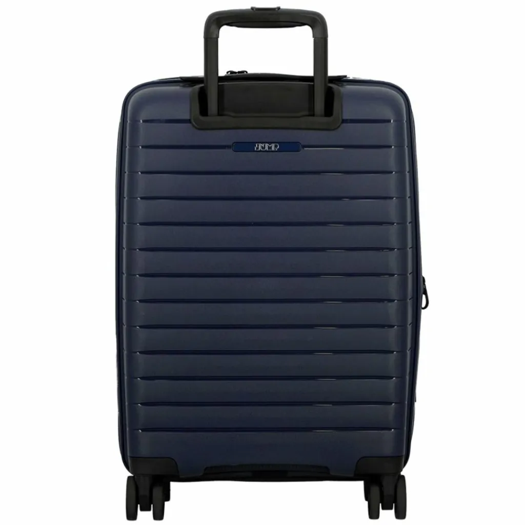 Online Jump Striper 4 Rollen Kabinentrolley 55 cm mit Dehnfalte dark blue