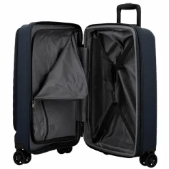 Online Jump Striper 4 Rollen Kabinentrolley 55 cm mit Dehnfalte dark blue