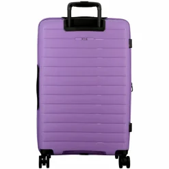Jump 4-Rollen Koffer|Hartgepäck<Striper 4 Rollen Trolley 77 cm mit Dehnfalte lavender