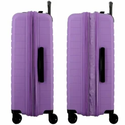 Jump 4-Rollen Koffer|Hartgepäck<Striper 4 Rollen Trolley 77 cm mit Dehnfalte lavender