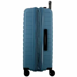 Jump 4-Rollen Koffer|Hartgepäck<Striper 4 Rollen Trolley 68 cm mit Dehnfalte blue
