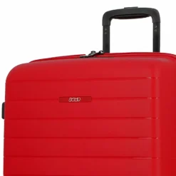 Jump Striper 4 Rollen Trolley 68 cm mit Dehnfalte red
