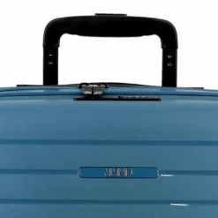 Jump 4-Rollen Koffer|Hartgepäck<Striper 4 Rollen Trolley 77 cm mit Dehnfalte blue