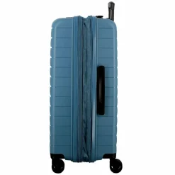 Jump 4-Rollen Koffer|Hartgepäck<Striper 4 Rollen Trolley 77 cm mit Dehnfalte blue