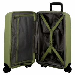 Jump 4-Rollen Koffer|Hartgepäck<Striper 4 Rollen Trolley 68 cm mit Dehnfalte light green