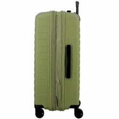 Jump 4-Rollen Koffer|Hartgepäck<Striper 4 Rollen Trolley 68 cm mit Dehnfalte light green