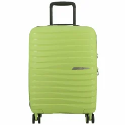 Jump Hartgepäck Kabinengepäck|4-Rollen Kabinentrolleys<Xwave 4 Rollen Kabinentrolley 55 cm mit Dehnfalte lime
