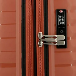 Sale Jump Xwave 4 Rollen Kabinentrolley 55 cm mit Dehnfalte brique