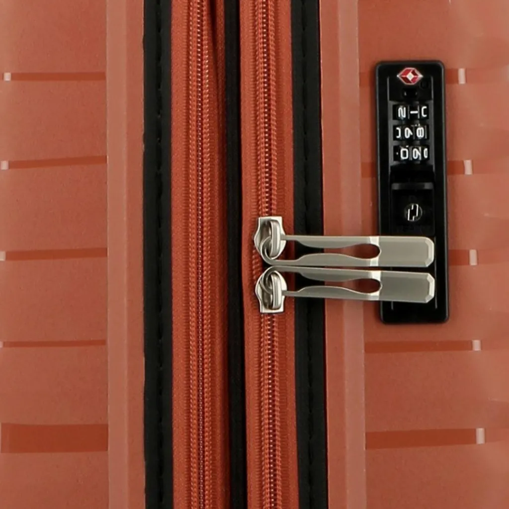 Sale Jump Xwave 4 Rollen Kabinentrolley 55 cm mit Dehnfalte brique