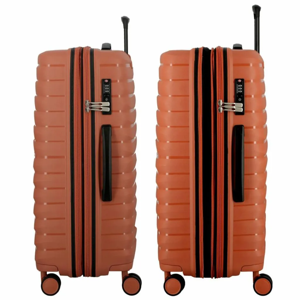 Online Jump Xwave 4 Rollen Trolley 66 cm mit Dehnfalte brique