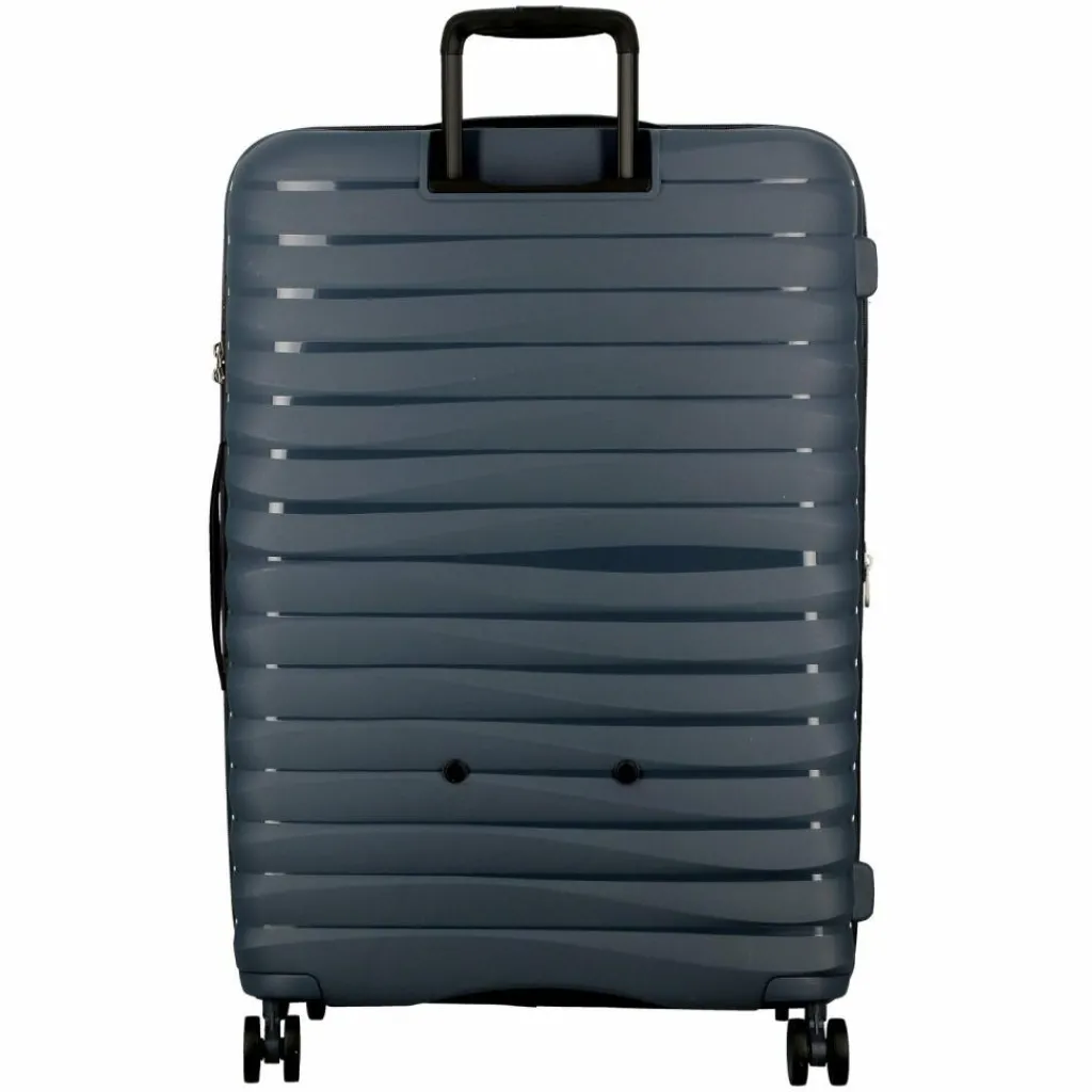 Jump 4-Rollen Koffer|Hartgepäck<Xwave 4 Rollen Trolley 76 cm mit Dehnfalte bleu nuit