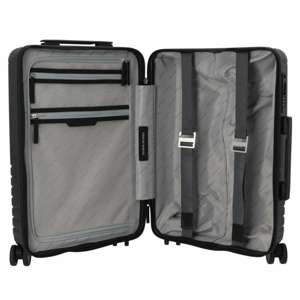 Best Kapten & Son Heathrow 4 Rollen Kabinentrolley 55 cm all black