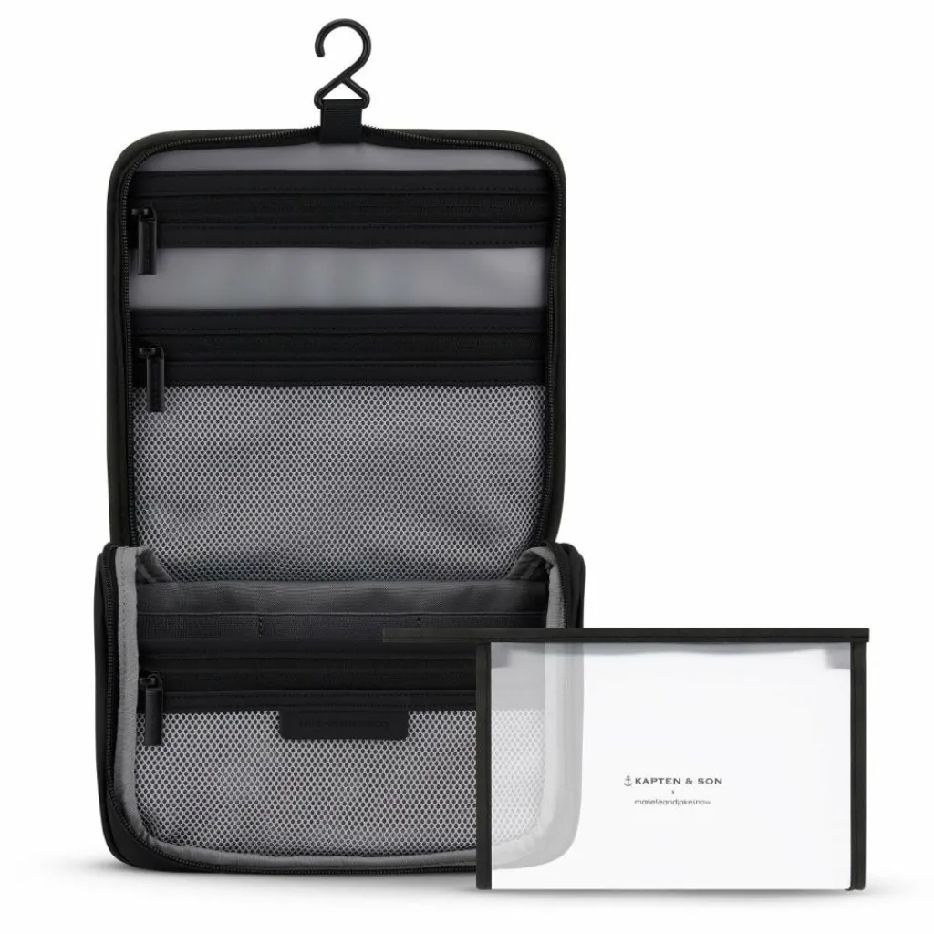 Kapten & Son Kulturbeutel<Kulturbeutel 23 cm all black