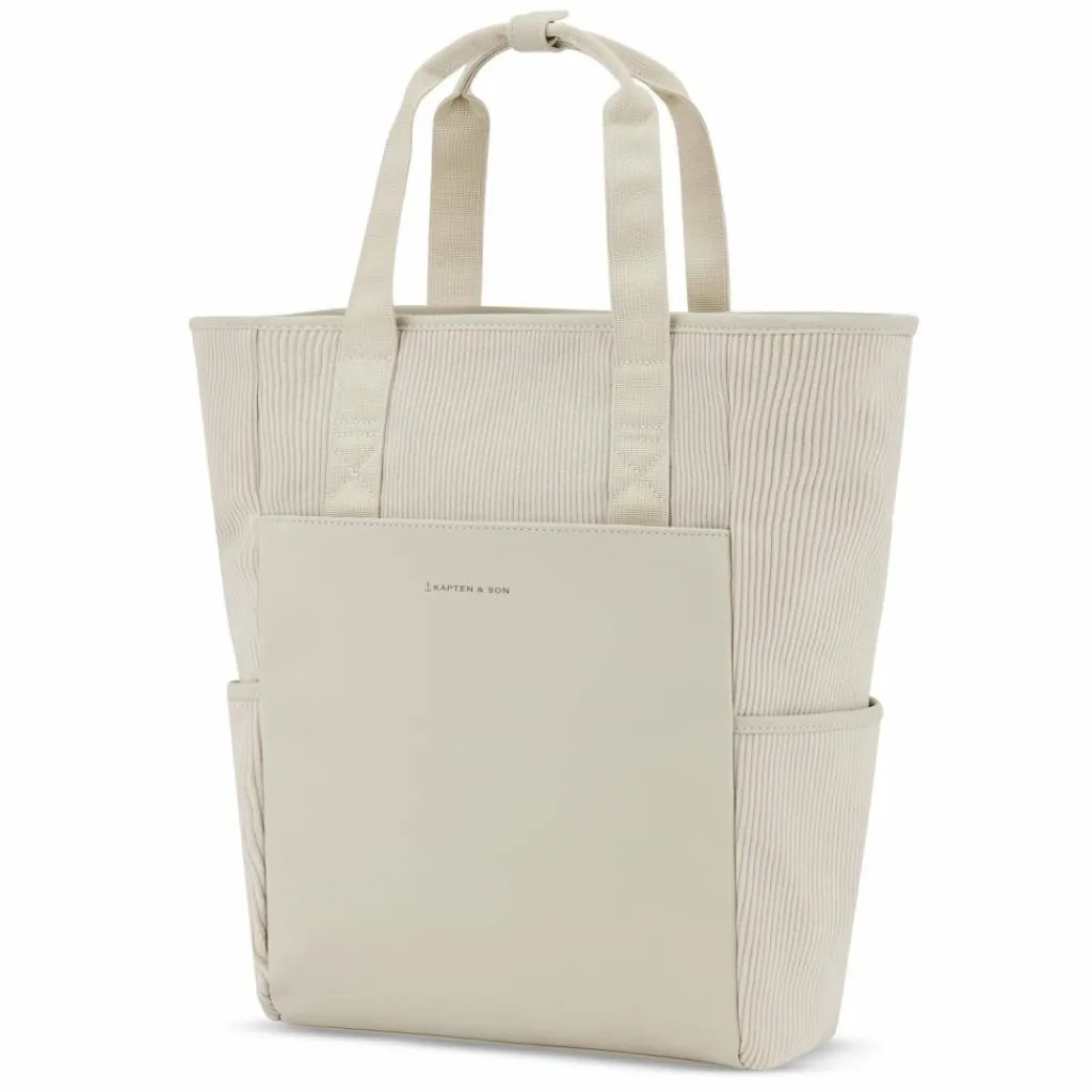 Kapten & Son Shopper|Schultertaschen<Lindby Shopper Tasche 38 cm Laptopfach sandstone