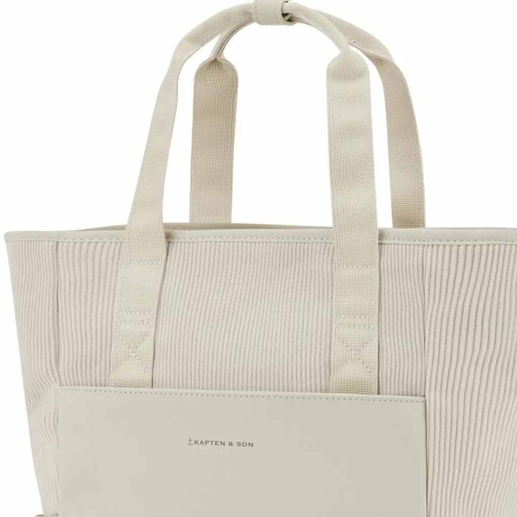 Kapten & Son Shopper|Schultertaschen<Lindby Shopper Tasche 38 cm Laptopfach sandstone