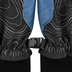 Discount Kessler Sport Mattila Handschuhe Leder black - blue