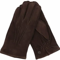 Kessler Herrenhandschuhe<Viggo Handschuhe Leder warm dark brown