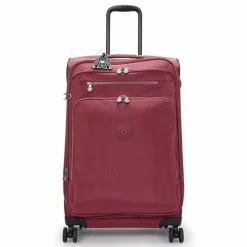 New Kipling Basic 4 Rollen Trolley M 68 cm mit Dehnfalte lounge wine