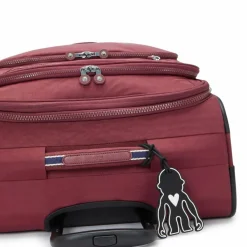 New Kipling Basic 4 Rollen Trolley M 68 cm mit Dehnfalte lounge wine