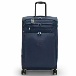 Hot Kipling Basic New Youri Spin 4 Rollen Trolley M 68 cm mit Dehnfalte blue bleu 2