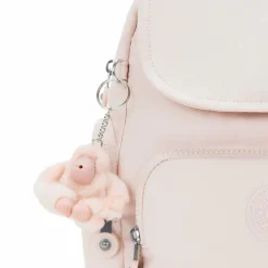 Sale Kipling Basic Plus City Zip Mini City Rucksack 29 cm pink shine
