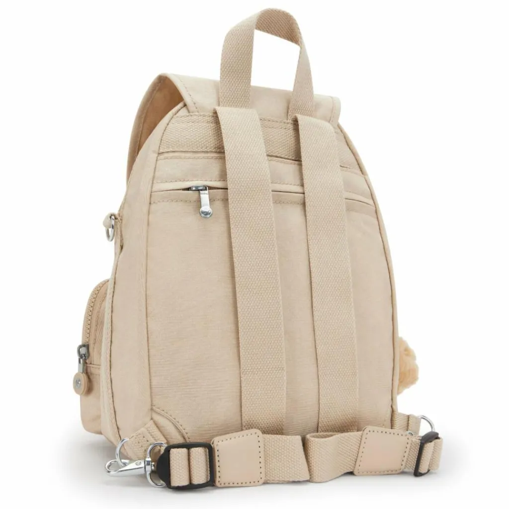 Sale Kipling Basic Plus Firefly Up City Rucksack 31 cm sparkled beige