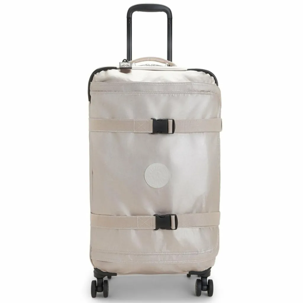 Kipling Weichgepäck|4-Rollen Koffer<Basic Plus Spontaneous M 4 Rollen Trolley 66 cm metallic glow