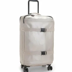 Kipling Weichgepäck|4-Rollen Koffer<Basic Plus Spontaneous M 4 Rollen Trolley 66 cm metallic glow