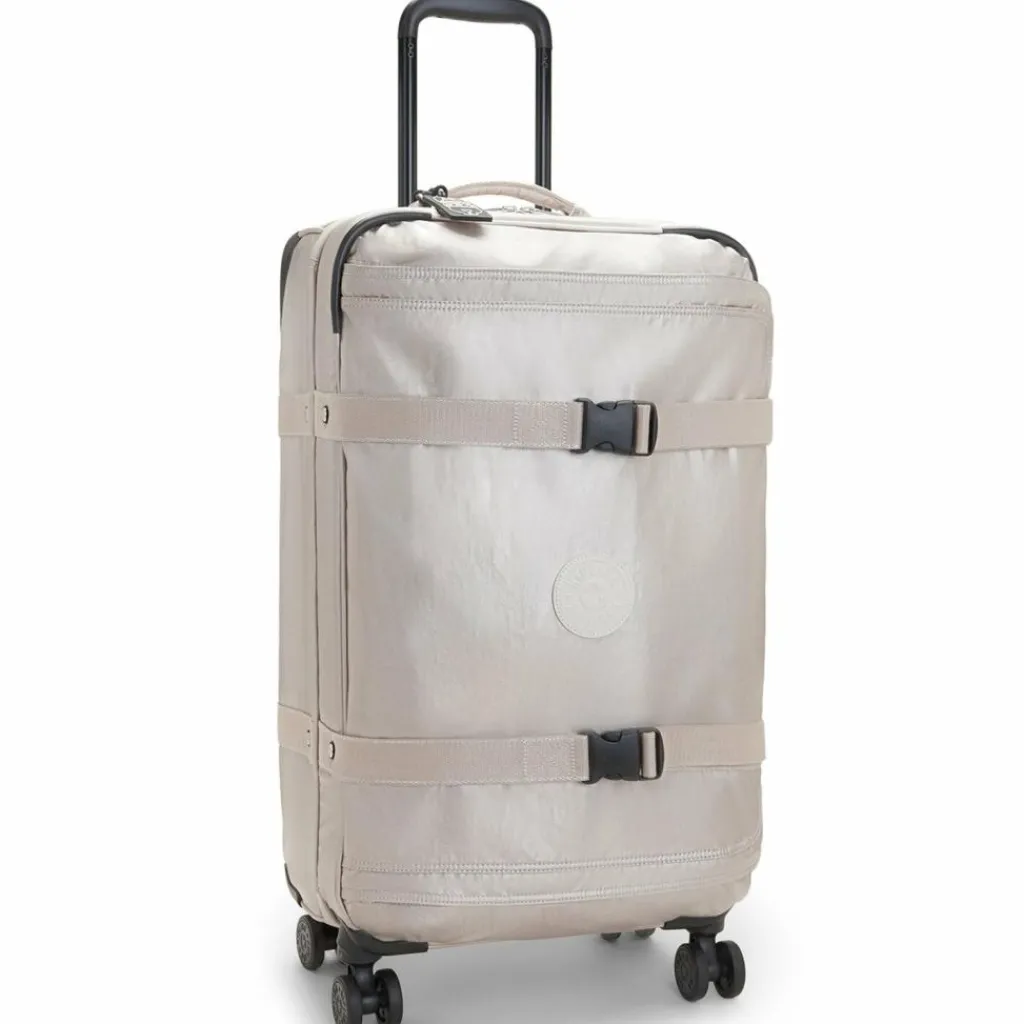 Kipling Weichgepäck|4-Rollen Koffer<Basic Plus Spontaneous M 4 Rollen Trolley 66 cm metallic glow