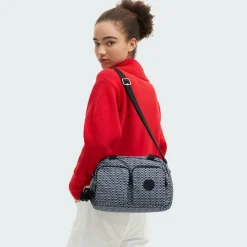 Kipling Basic Prt Cool Defea Schultertasche 33 cm signature print