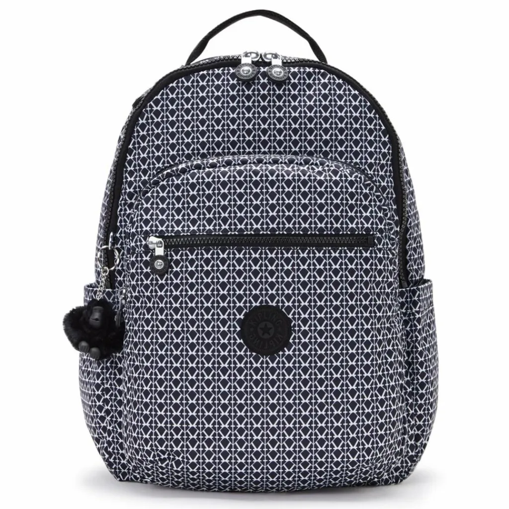 Kipling Daypacks<Basic Prt Seoul Daypack 44 cm Laptopfach signature print