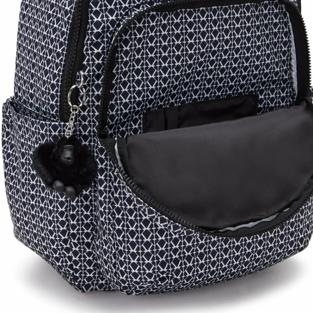 Kipling Daypacks<Basic Prt Seoul Daypack 44 cm Laptopfach signature print