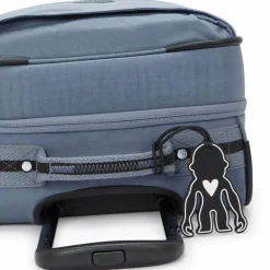 Outlet Kipling Basic Spontaneous 4 Rollen Kabinentrolley S 33 cm blue stone