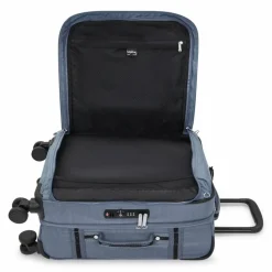 Outlet Kipling Basic Spontaneous 4 Rollen Kabinentrolley S 33 cm blue stone
