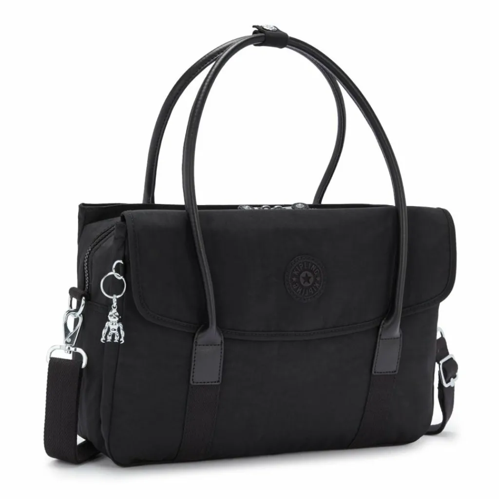 Discount Kipling Basic Superworker S Schultertasche 38 cm Laptopfach black noir