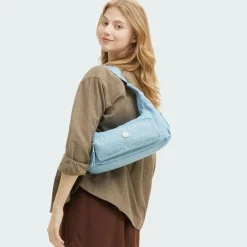 Kipling Denim Love Karis Schultertasche S 35 cm light denim jq