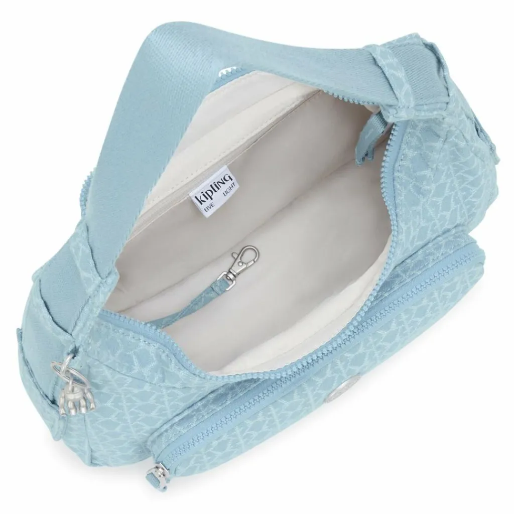 Kipling Denim Love Karis Schultertasche S 35 cm light denim jq