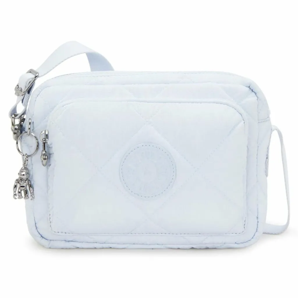 Discount Kipling K.Quilt Abanu Zip Umhängetasche M 24 cm water blue quilt