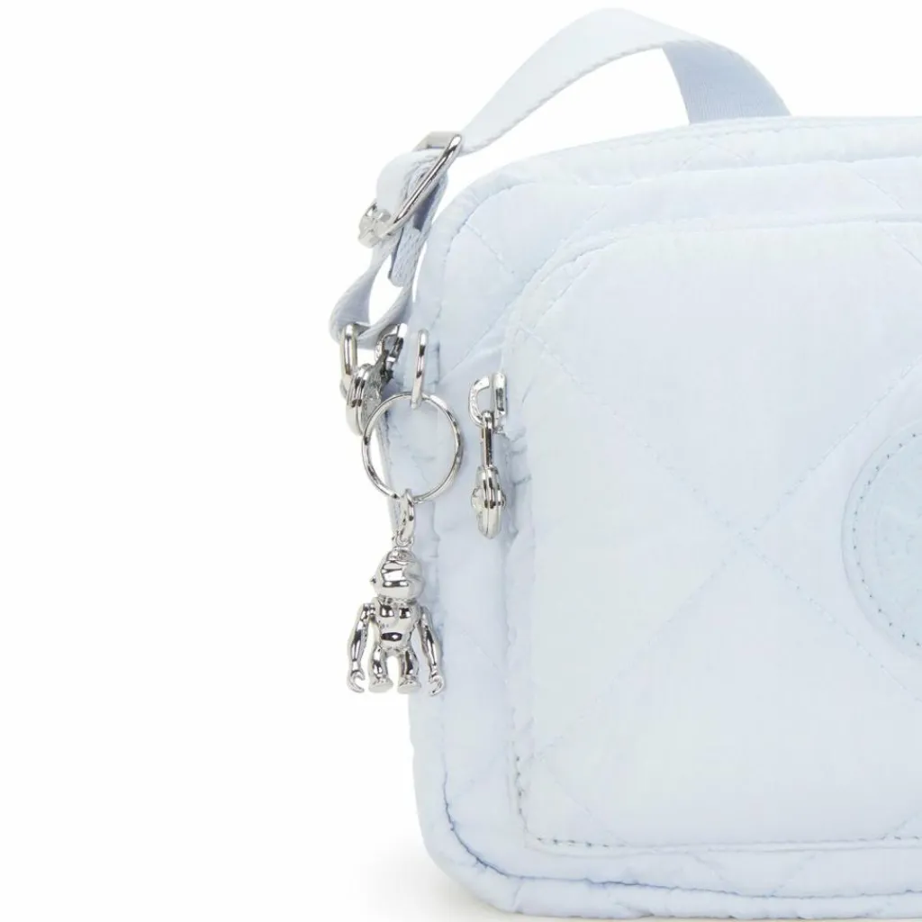 Discount Kipling K.Quilt Abanu Zip Umhängetasche M 24 cm water blue quilt