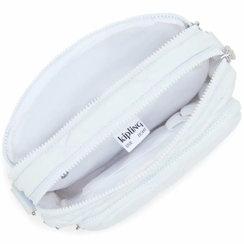 Discount Kipling K.Quilt Abanu Zip Umhängetasche M 24 cm water blue quilt