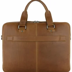 Klondike 1896 Gold Brain Aktentasche Leder 35 cm Laptopfach