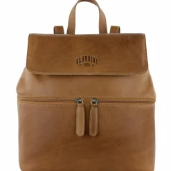 Clearance Klondike 1896 Gold Mike City Rucksack Leder 30 cm cognac