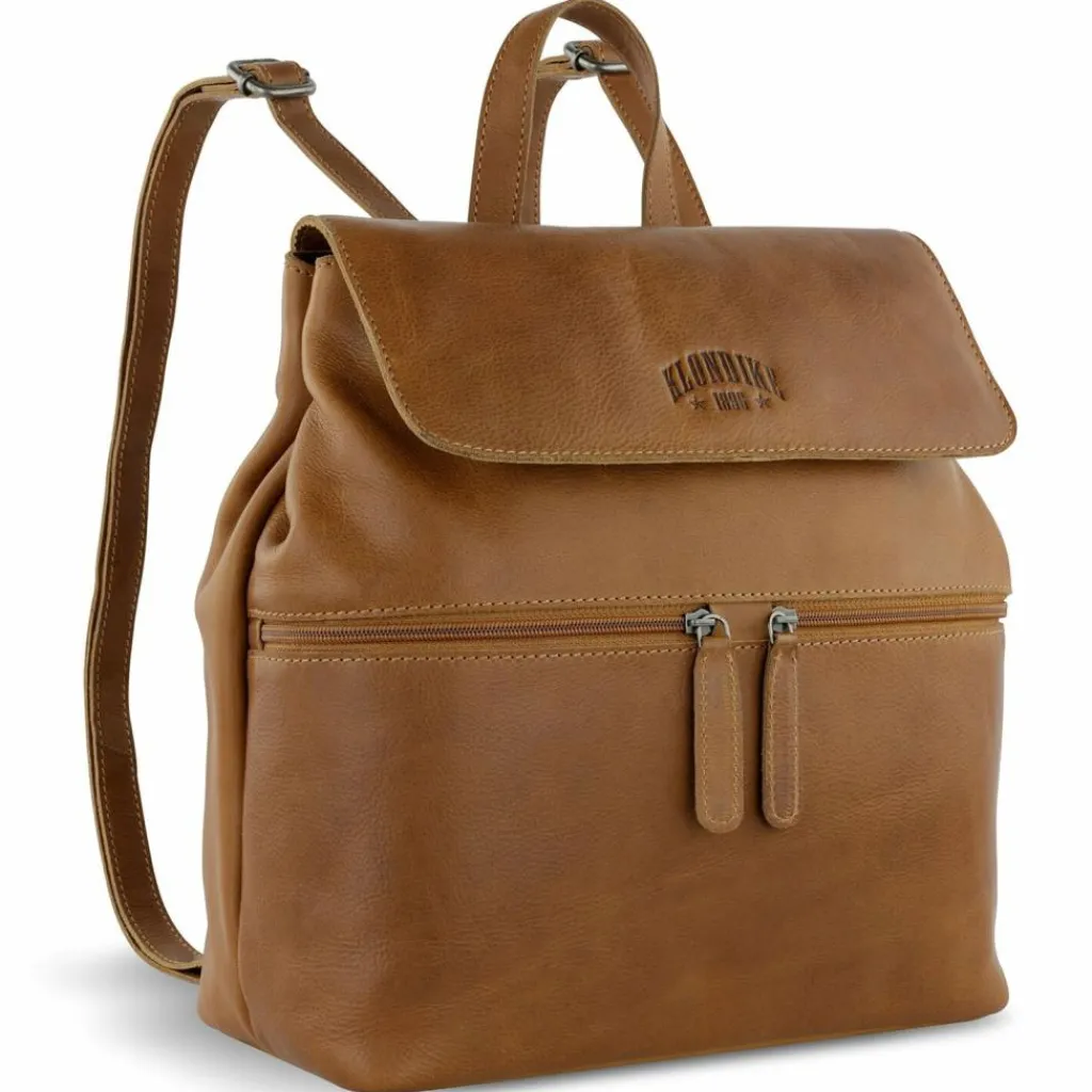 Clearance Klondike 1896 Gold Mike City Rucksack Leder 30 cm cognac