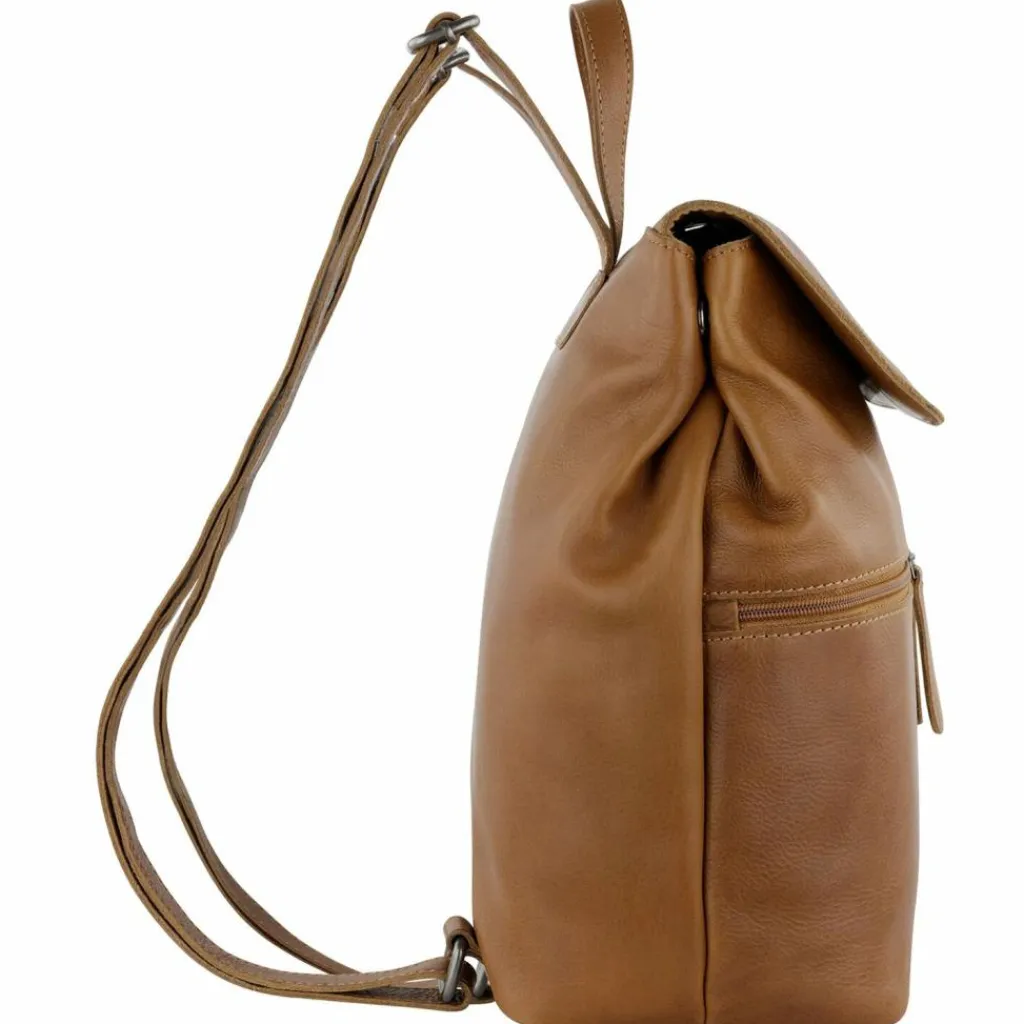 Clearance Klondike 1896 Gold Mike City Rucksack Leder 30 cm cognac