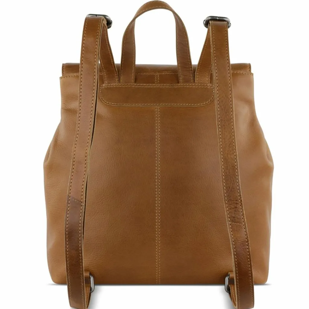 Clearance Klondike 1896 Gold Mike City Rucksack Leder 30 cm cognac