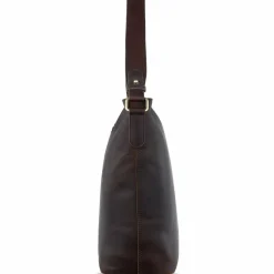 Klondike 1896 Schultertaschen<Rush Samanta Schultertasche Leder 27 cm dunkelbraun
