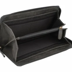 New Klondike 1896 Scarlet Geldbörse Leder 19 cm schwarz