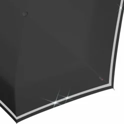 Knirps Taschenschirme|Reiseschirme<Rookie Taschenschirm 22 cm black reflective