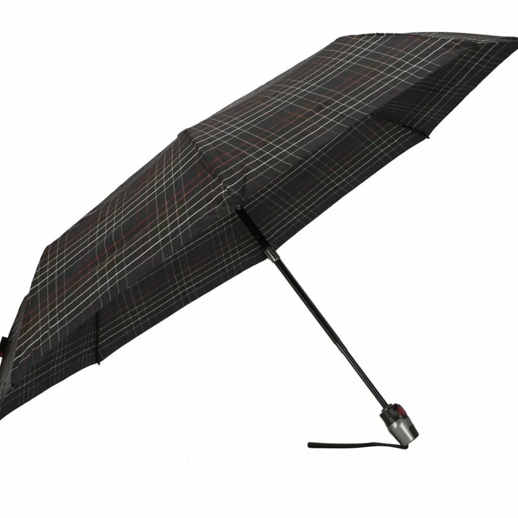 Knirps Taschenschirme|Reiseschirme<T.200 Duomatic Taschenschirm 28 cm check black